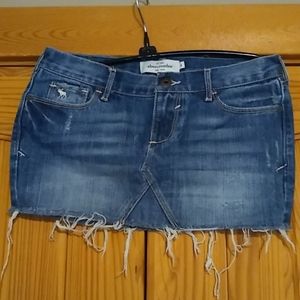 Abercrombie denim mini skirt